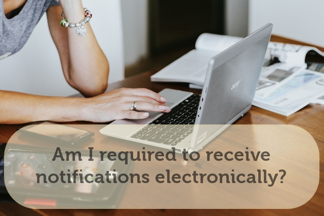 Electronic notifications